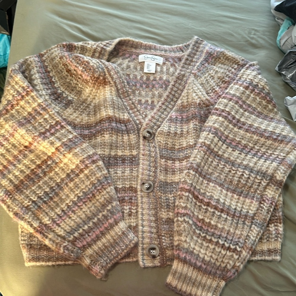 Jessica Simpson Striped Cardigan